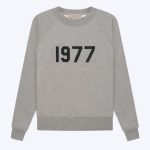 Essentials Crewneck 1977 Dark Gray Sweatshirt