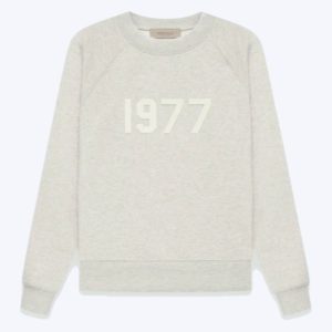 Essentials Crewneck 1977 Gray Sweatshirt