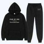 Essentials Fear Of God Emenegildo Zegna Black Tracksuit