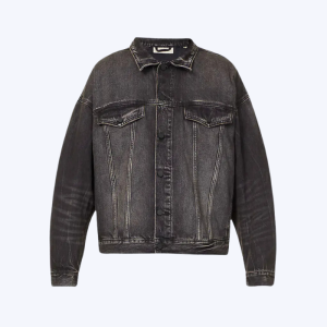 Essentials Fear Of God Denim Black Jacket