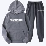 Essentials Fear of God Tracksuits Grey Dark