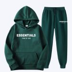 Essentials Fear of God Green Tracksuits