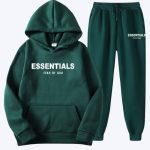 Essentials Fear of God Green Tracksuits