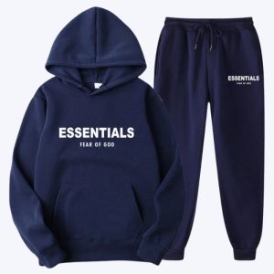 Essentials Fear of God Navy Tracksuits