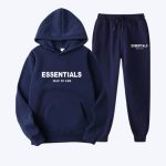 Essentials Fear of God Navy Tracksuits