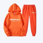 Essentials Fear of God Orange Tracksuits