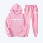 Essentials Fear of God Pink Tracksuits