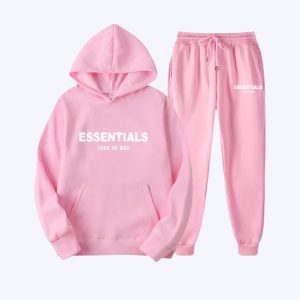 Essentials Fear of God Pink Tracksuits