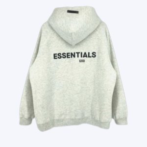 Essentials Fleeces Thick Light Hoodie Gray