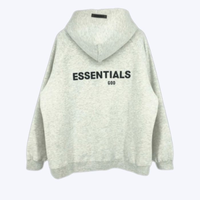 Essentials Fleeces Thick Light Hoodie Gray Essentials Fleeces Thick Light Hoodie Gray