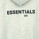 Essentials Fleeces Thick Light Hoodie Gray