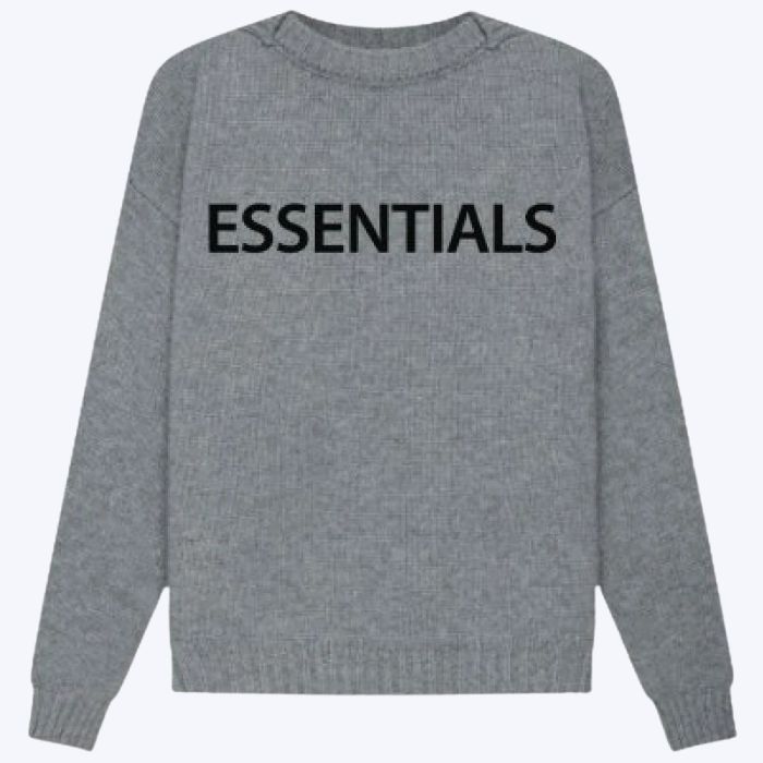 Essentials Overlapped Sweatshirt Gray Essentials Overlapped Sweatshirt Gray