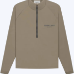 Essentials Summer Half Zip Track Harvest Jacket