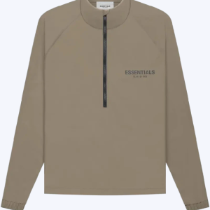 Essentials Summer Half Zip Track Harvest Jacket