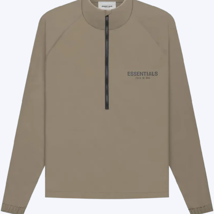 Essentials Summer Half Zip Track Harvest Jacket Essentials Summer Half Zip Track Harvest Jacket