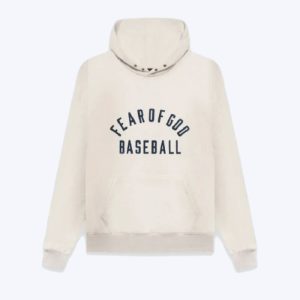 Fear Of God Baseball Cream Hoodie