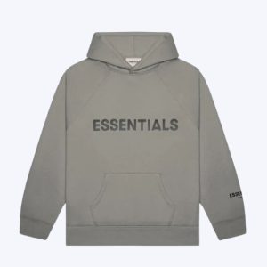 Fear Of God Essential Oversized Gray Hoodie