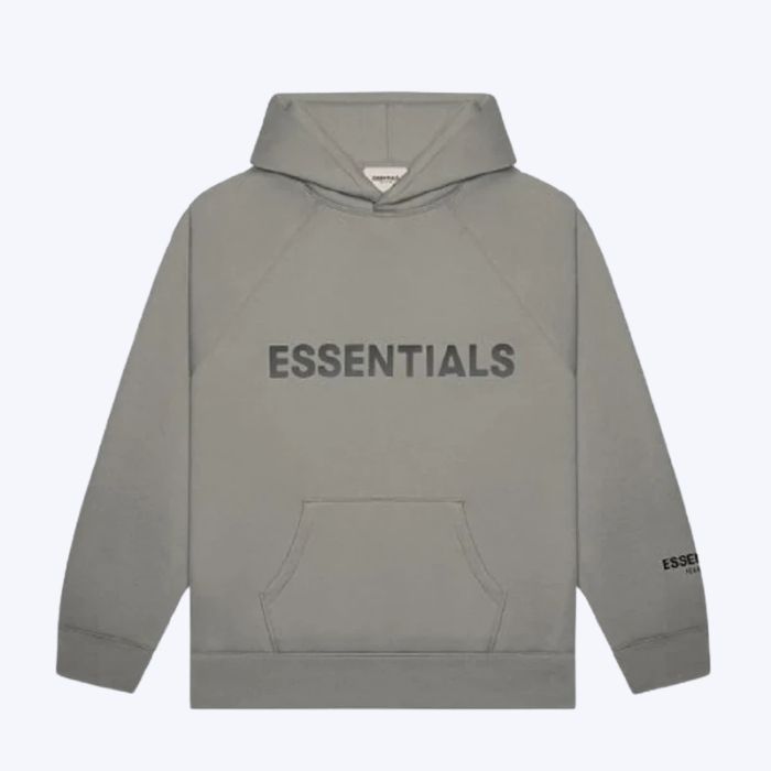 Fear Of God Essential Oversized Gray Hoodie Fear Of God Essential Oversized Gray Hoodie