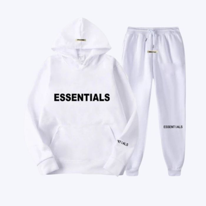 Fear Of God Essential White Tracksuit Fear Of God Essential White Tracksuit