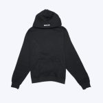 Fear Of God Essentials 3M Logo Pullover Black Hoodie