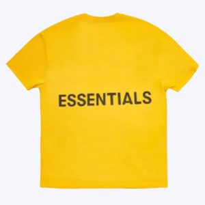 Fear of God Essentials Boxy Graphic T‑Shirt Yellow