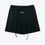 Fear Of God Essentials Logo Black Shorts Black