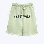 Fear of God Essentials Logo Shorts Green