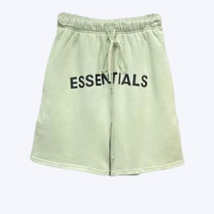Fear of God Essentials Logo Shorts Green