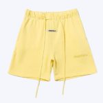 Fear of God Essentials Logo Shorts Yellow