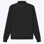 Fear of God Essentials Long Sleeve Polo Black Sweatshirt