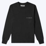 Fear of God Essentials Long Sleeve Polo Black Sweatshirt