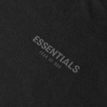 Fear of God Essentials Long Sleeve Polo Black Sweatshirt