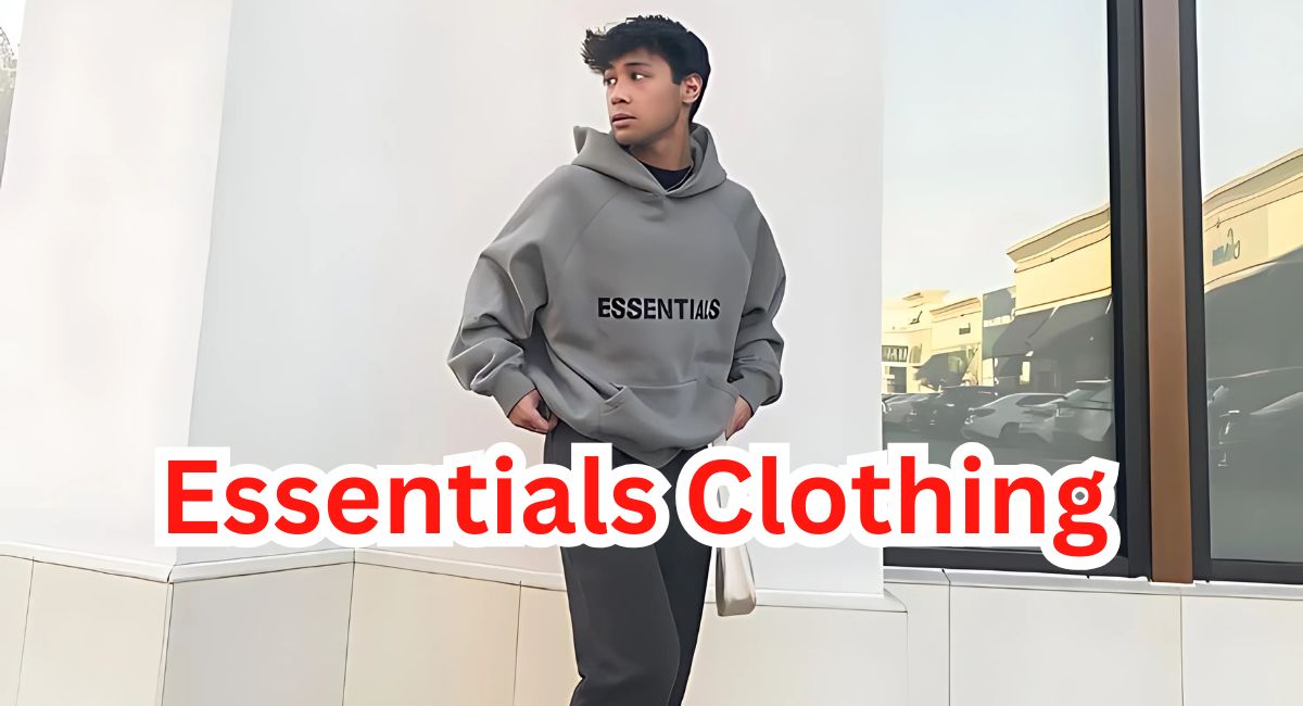 Essentials hoodie styled for an elevated casual look