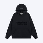 Essentials Best Fog Black Hoodie