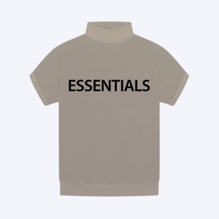 Fear of God Essentials Out Mock Neck T-Shirt Fear of God Essentials Out Mock Neck T-Shirt