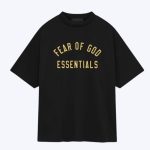 Black Fear Of God Jersey Crewneck T-shirts