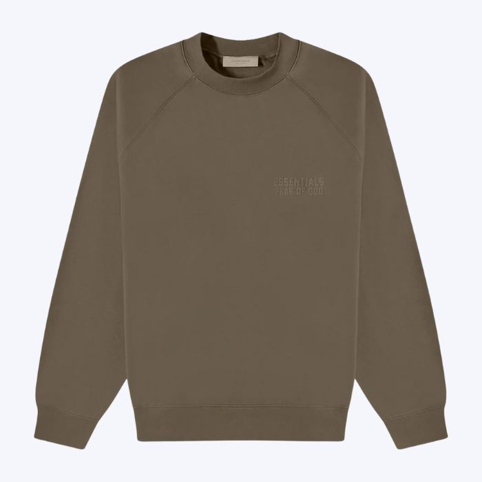 Essentials Wood Crewneck By Fear Of God Essentials Wood Crewneck By Fear Of God