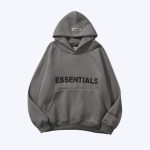 ESSENTIALS Oversized Hoodie Gray