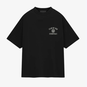 Essentials Black Tee Crewneck Jersey