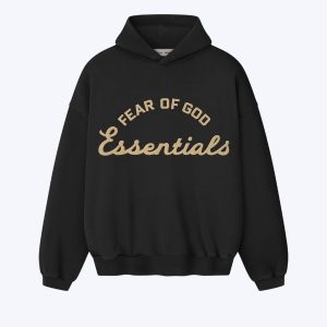 Essentials Black Training 90s Hoodie