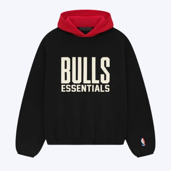 Essentials Bulls – Black Hoodie Essentials Bulls – Black Hoodie