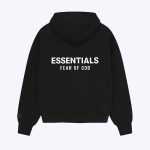 Essentials Classic Black Hoodie