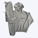 Essentials Fear of God Dark Heather Oatmeal Tracksuit