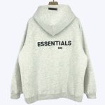 Essentials Fleeces Thick Light Hoodie Gray