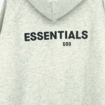 Essentials Fleeces Thick Light Hoodie Gray