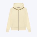 Essentials Fw22 Kids Fullzip Canary Hoodie