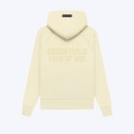 Essentials Fw22 Kids Fullzip Canary Hoodie