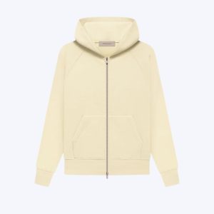 Essentials Fw22 Kids Fullzip Canary Hoodie