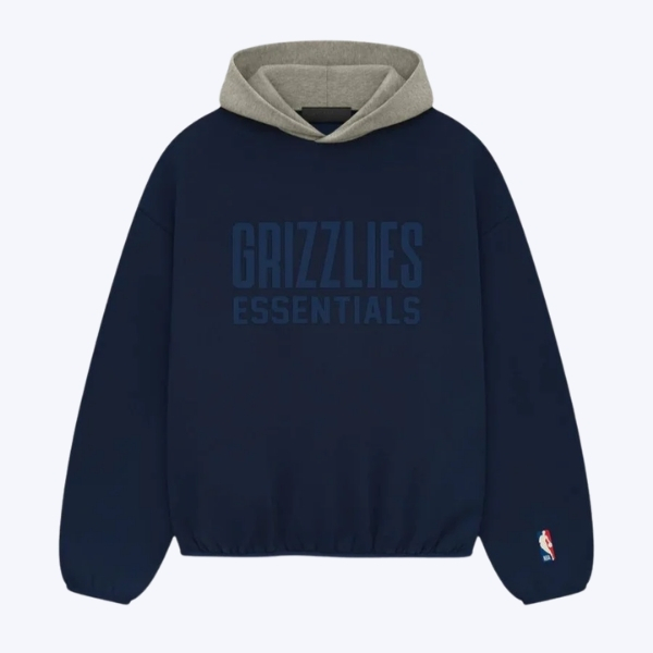 Essentials Grizzlies Pullover – Navy Hoodie Essentials Grizzlies Pullover – Navy Hoodie