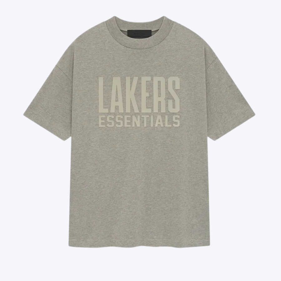 Essentials Heather Lakers Tee Warm Essentials Heather Lakers Tee Warm
